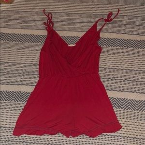 Red romper